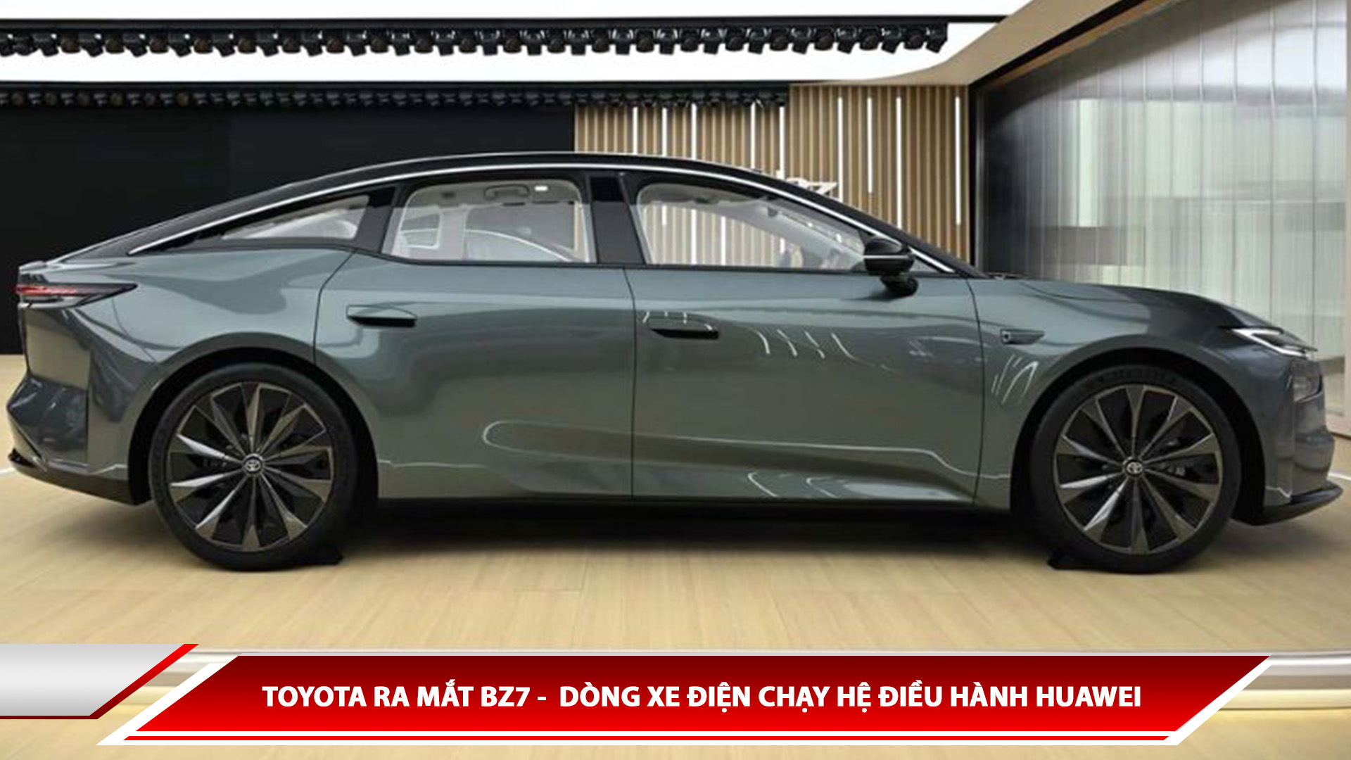 Toyota ra mắt BZ7 - Dòng xe điện chạy hệ điều hành Huawei
